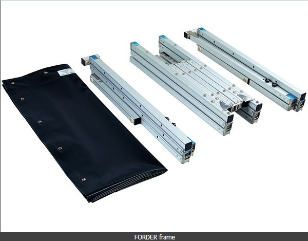 120 Zoll Front-Hinterprojektion Schnell faltbar Portable Projektionsbildschirm mit Standmetall 3D PVC Stoff 16