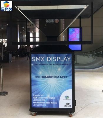 Qualität 4 versahen ganz eigenhändig geschriebe Display-Units 3d der Pyramide für Positions-Werbung mit Seiten Fabrik