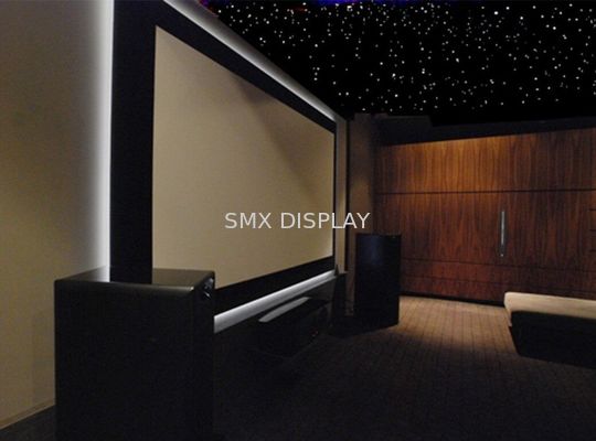 Qualität Akustischen die PMMA-Körper-Funkeln-Faser-Optiklichter schwärzen/das Marineblau/UV für Heimkinos Fabrik