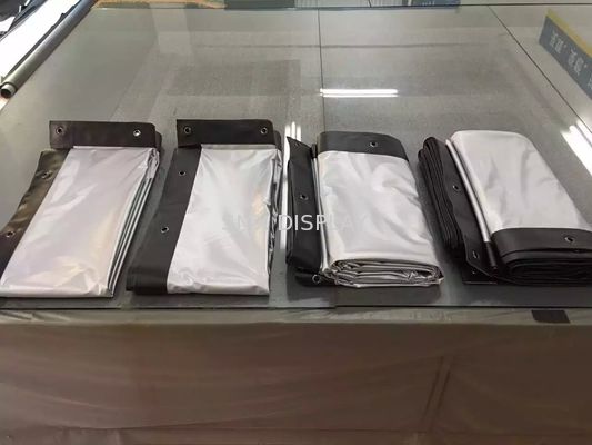 Qualität Weißer vordere Projektions-Schirm mit Trauerrand, Projektorschirm im Freien Fabrik