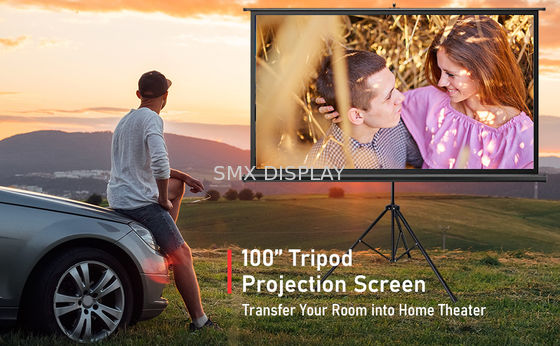 Qualität Tragbares Stativ-Stand-Projektor-Schirm-Kino 96" X96“ 244x244cm Fabrik