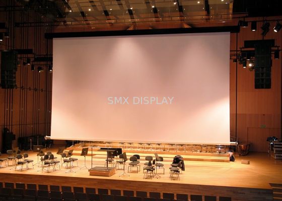 Qualität 16/9 300 Zoll Tab Tensioned Motorized Projection Screen 160 Grad fertigte besonders an Fabrik