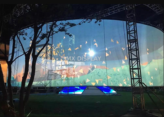 ganz eigenhändig geschrieber Mesh Projector Screen For Holographic Schirm 3D 360 Grad-Stadium für Nebel-Schirm-Projektion