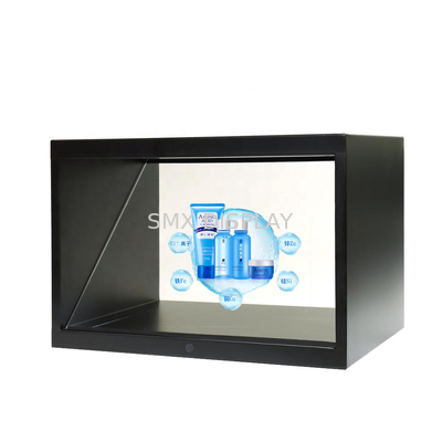 180 Hologramm-Schaukasten Grad 32inch Holo-Würfel-3D zeigen volle HD-Hologramm-Pyramiden-Anzeige an
