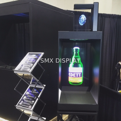 Hologramm-Displaytechnologie-ganz eigenhändig geschrieber Anzeigen-Schaukasten Holocube für Geschäft