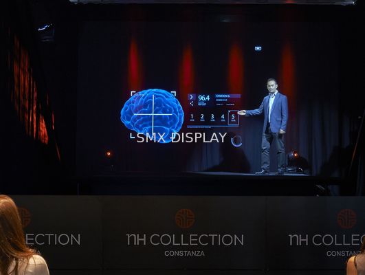 Qualität Ganz eigenhändig geschriebe des Projektions-System-Musion Show Eyeliner-Folien-des Hologramm-3D Fabrik