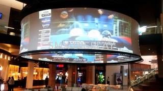 Qualität Breite Ansicht-Kreisprojektions-Schirm-Aluminiumrahmen mit schwarzer Samt-Grenze Fabrik