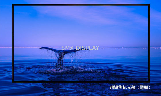 Qualität 100 Zoll-heller Projektions-örtlich festgelegtes Feld-Antischirm mit ultra kurzem Wurfs-Projektor Fabrik