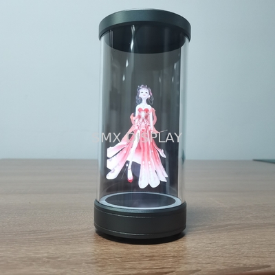 Hologrammzylinder mit Bildformat PNG Videoformat MP4