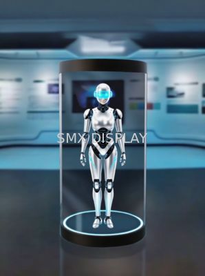 Qualität 3D-Hologramm-Anzeigegerät Holo Tube Menschliche Größe KI Virtueller Assistent Holografischer Zylinder-Display Holo Box Fabrik