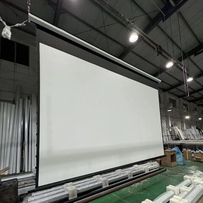 Qualität 4x3 m High Quality Large Electric Projection Screen/ Motorized Projector Screen Tubular Motor for Projector Screen Fabrik