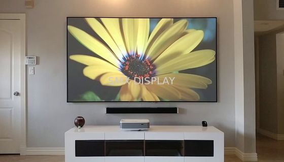 Qualität Blickwinkel der Kino-örtlich festgelegter Rahmen-Schirm-Diamant-anti- Lichtprojektor-Platten-170° Fabrik