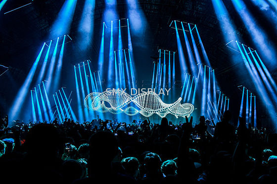 Qualität Transparenter ganz eigenhändig geschrieber Schirm Polyamid Holoflex Projektions-3D Fabrik