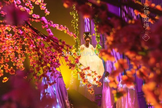 Qualität Sich hin- und herbewegende ganz eigenhändig geschriebe Hologramm Musion Eysliner der Anzeigen-3D Folie 5x30m Fabrik