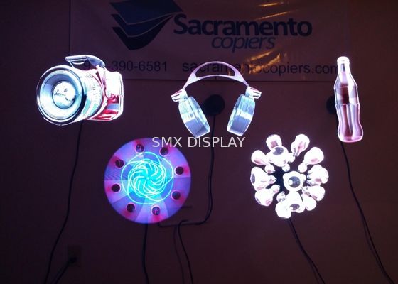 Qualität Ganz eigenhändig geschriebe Anzeige 100 x 100 cm Holoblade 3D für Innenanzeige Fabrik