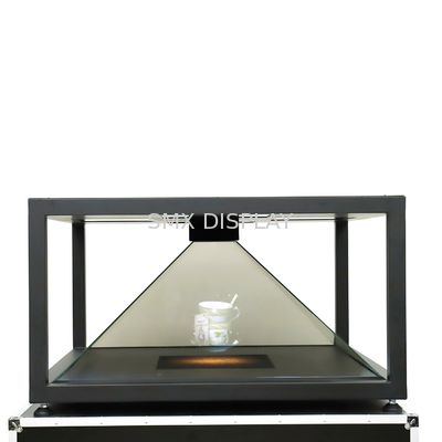 Kasten der 120X120cm Pyramiden-Hologramm-Glas-Anzeigen-350cd/M2 Holo im Freien
