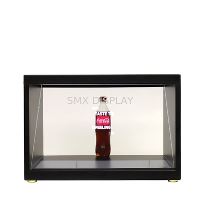 180-Grad-Holo-Cube 3D-Hologramm-Showcase-Display mit Full-HD-Auflösung und verstellbarem LED-Licht