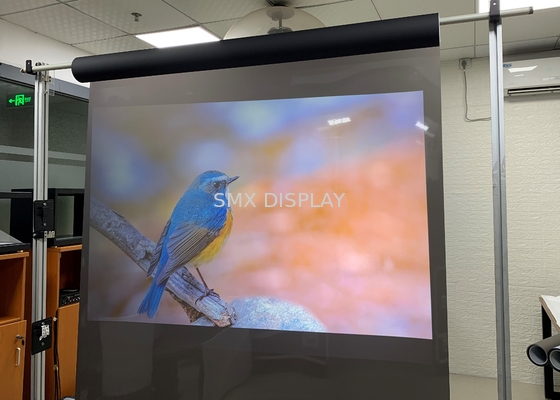 Klarer transparenter ganz eigenhändig geschrieber Schirm, Holoscreen 100 Mikrons für Anzeige/Speicher