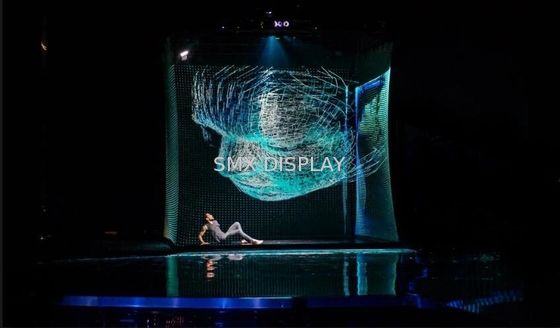 Qualität Transparenter Pepperscrim 3D Hologramm-Schirm Stadium Holoflex Fabrik
