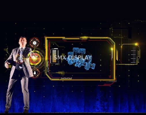 Transparenter ganz eigenhändig geschrieber Schirm 3D der Bühnenshow-95um