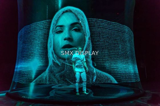 Qualität Transparentes unsichtbares ganz eigenhändig geschriebes 3D Mesh Screen Pepperscrim Fabrik