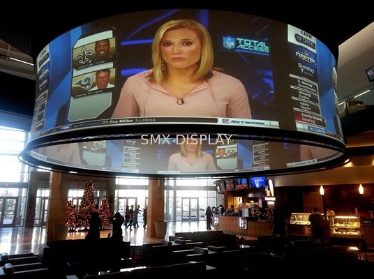 Qualität 360 Grad-örtlich festgelegter Rahmen-Projektions-Schirm für Flug-Simulation Fabrik