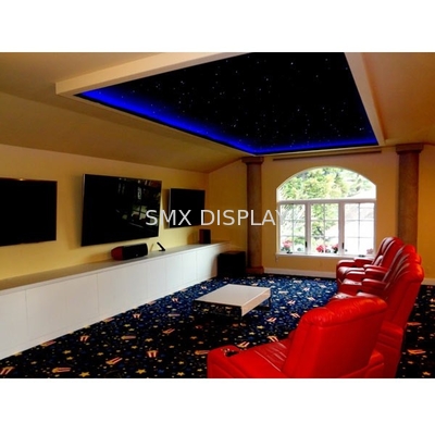 Faser-Optikstern-Deckenverkleidungen PMMA 15W 600*600mm für Mond-Schießen