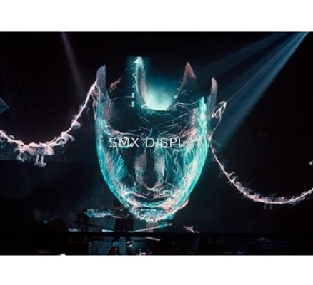 Schirm-transparentes flexibles Mesh Projector Holographics 3D für Ereignis