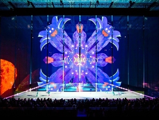 Ganz eigenhändig geschriebes Stadiums-transparentes Hologramm-Schirm-Polyamid für Live Projection