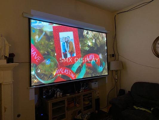 Qualität Motorisierte Projektor-Schirm Rf-Direktübertragung 120 Zoll für Kino-Konferenzzimmer Fabrik