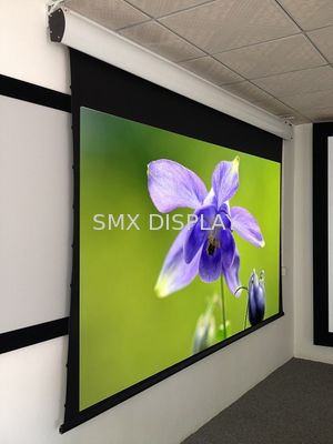 Qualität 100 der gespannte Zoll-Vorsprung motorisierte Schirm, Heimkino motorisiertes Schirm HD Grau-Gewebe Fabrik