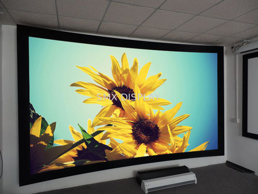 Qualität 180 / 360 Grad kurvte Projektions-Schirm, runden Gewinn-Projektionsschirm des Projektionsschirmes hohen Fabrik