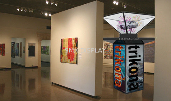 Qualität Große ganz eigenhändig geschriebe Pyramiden-Anzeige 360XXL 3D, Dreamoc XXL für Flughäfen oder Theater Fabrik