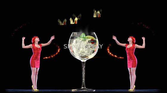 Qualität Ganz eigenhändig geschriebe ganz eigenhändig geschriebe Projektion Digital Schirm-3D für Show des Hologramm-3D Fabrik