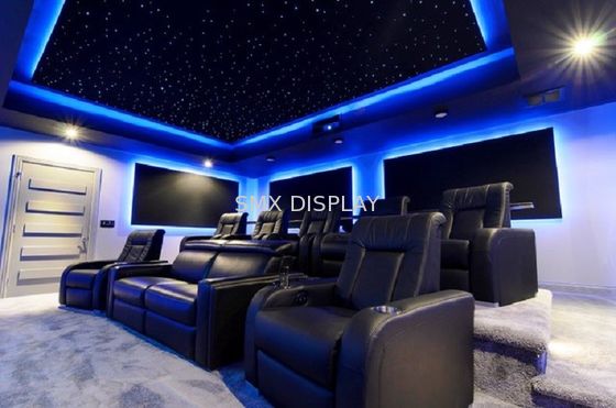 Qualität 110V - stern-Deckenverkleidungen RGB der Faser-220V Optikhelle Farbe für Heimkino Fabrik
