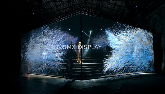 Qualität Transparente Projektion Gauze Holographic Screen Polyamide Material des Hologramm-3D Fabrik