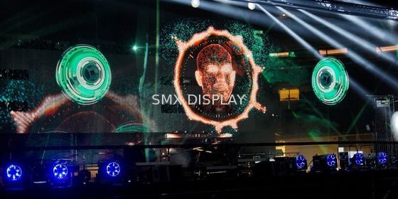 Qualität Ereignis-Bühnenshow 3D Hologauze Mesh Screen Polyamide Material For Fabrik